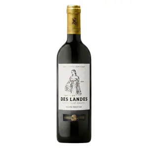 Rượu Vang Đỏ, Chateau des Landes, Lussac-Saint-Émilion, Cuvée Prestige 2020, 14.5% (75cl) - VIGNOBLES LASSAGNE